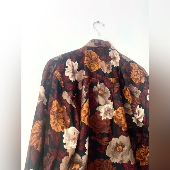 Whistles Vintage Silk Floral Button Down - Picture 7 of 9
